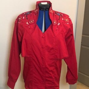 Vintage Wrangler Western Button Up